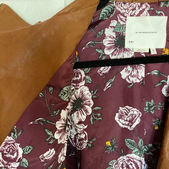 EUC Petula puffed sleeve Moto Jacket - Picture 3 of 5